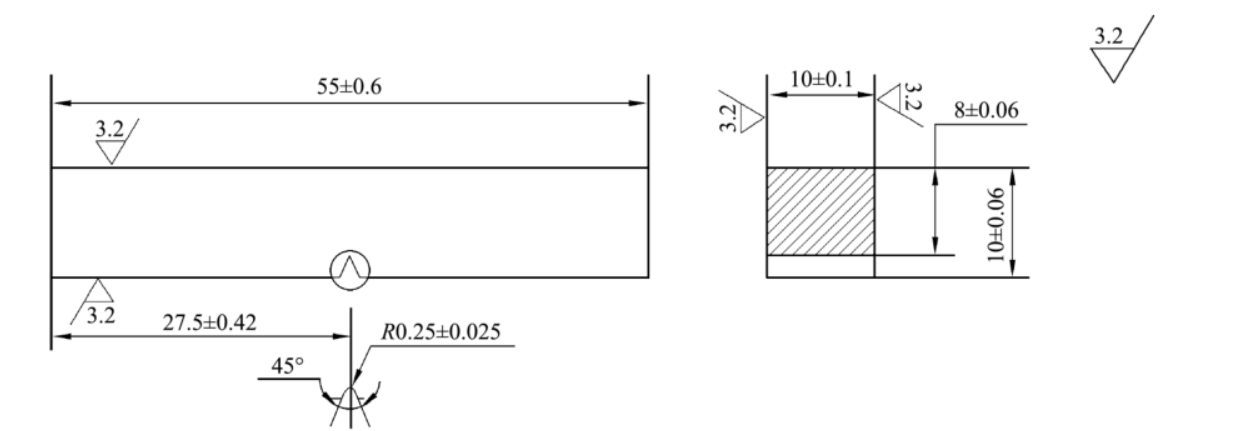 V形缺口试样